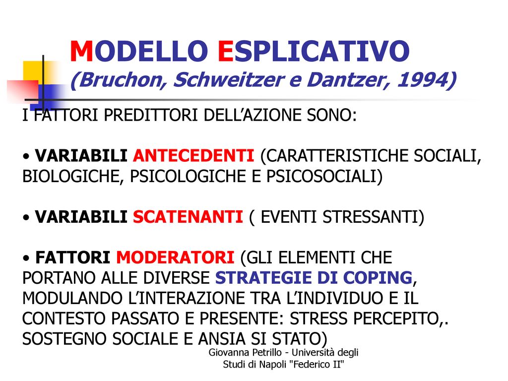 Psicologia Della Salute Modelli Teorici Ppt Scaricare